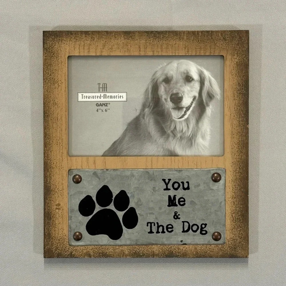 GANZ Other - Ganz Treasured Memories TM Picture Frame You Me & The Dog New Decor